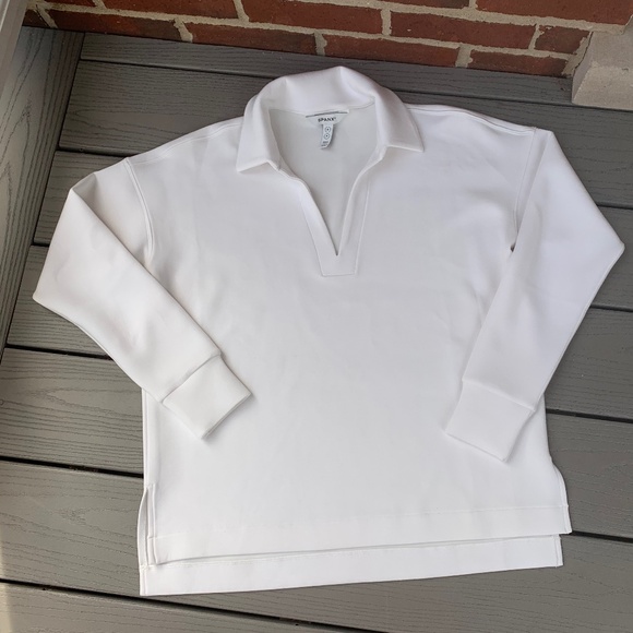 Spanx Air Essentials Polo Top - Picture 2 of 14